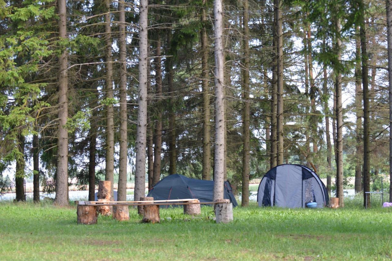 Biržai camping Hotel Bagian luar foto