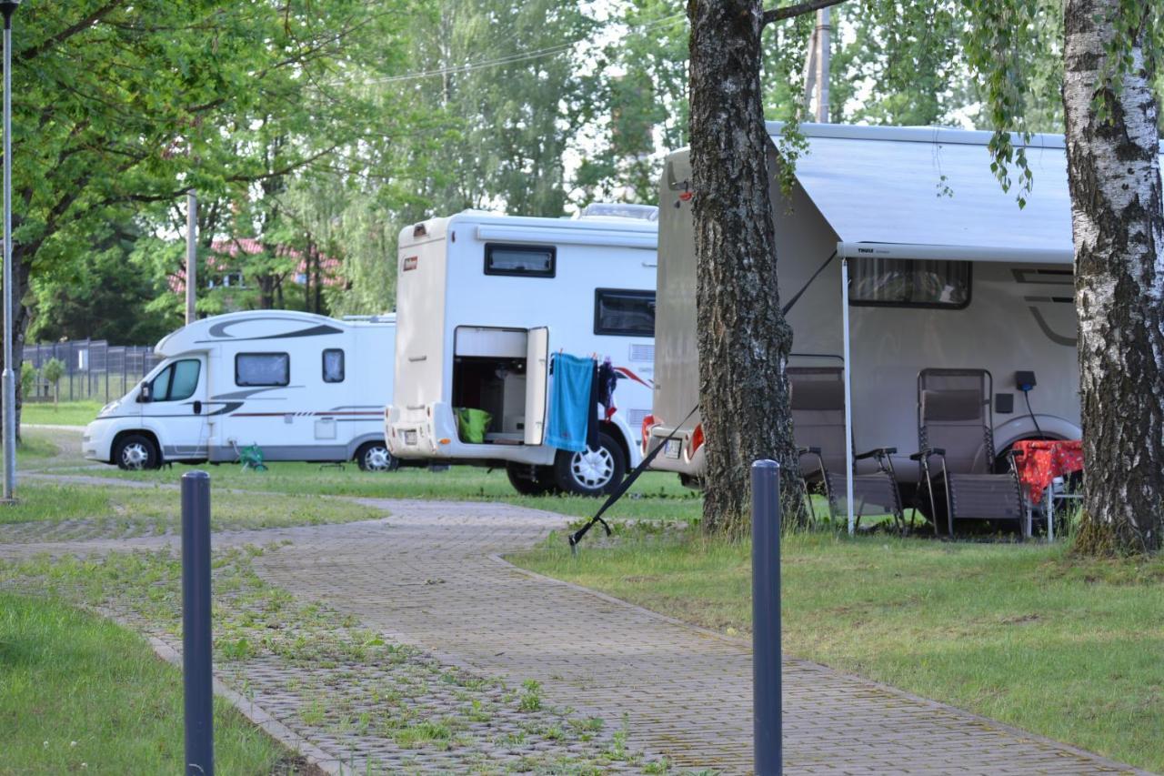 Biržai camping Hotel Bagian luar foto